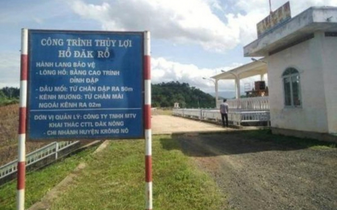 Nhiều sai phạm trong công tác đền bù tại hồ thủy lợi Đắk Rồ.