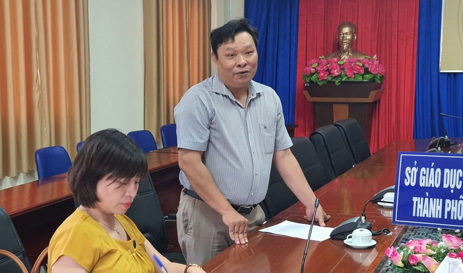 Ông Nguyễn Mạnh Hùng, Chánh văn phòng Sở GD&ĐT. Ảnh: Anh Minh.