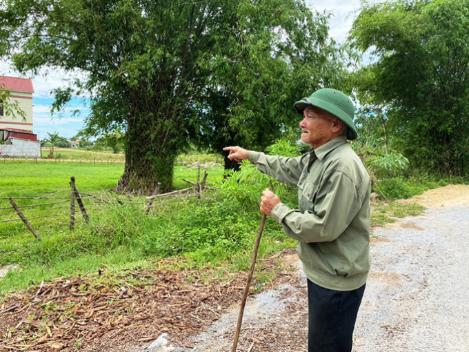 Khu quy hoạch Nương Dưa - nơi chính quyền xã hứa sẽ cấp đất cho 3 hộ dân