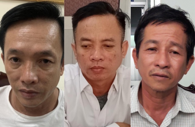Một cùng anh trai và Hùng (từ trái qua). Ảnh: Minh Anh.
