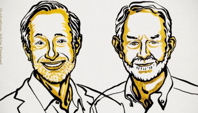 Viện Hàn lâm Khoa học Hoàng gia Thụy Điển quyết định trao Giải thưởng Nobel Kinh tế 2020 cho Paul R. Milgrom và Robert B. Wilson.