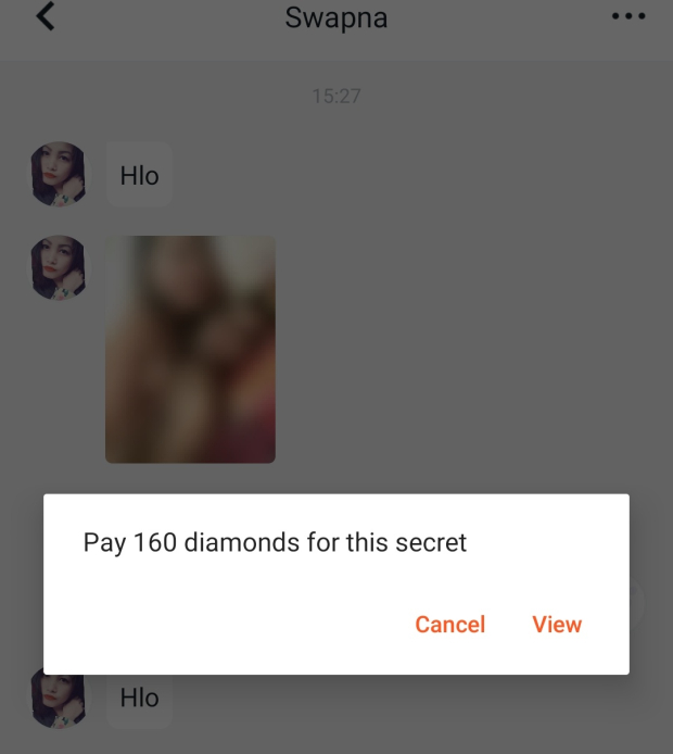 Bạn phải trả 160 kim cương để xem tin nhắn bí mật này