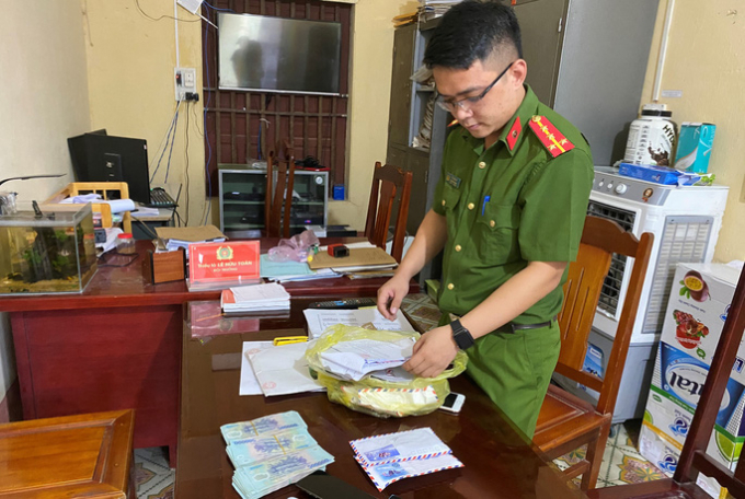 Công an huyện Như Xuân, tỉnh Thanh Hóa phá một vụ đánh bạc qua mạng Internet 10 tỉ đồng vào tháng 8-2020 vừa qua
