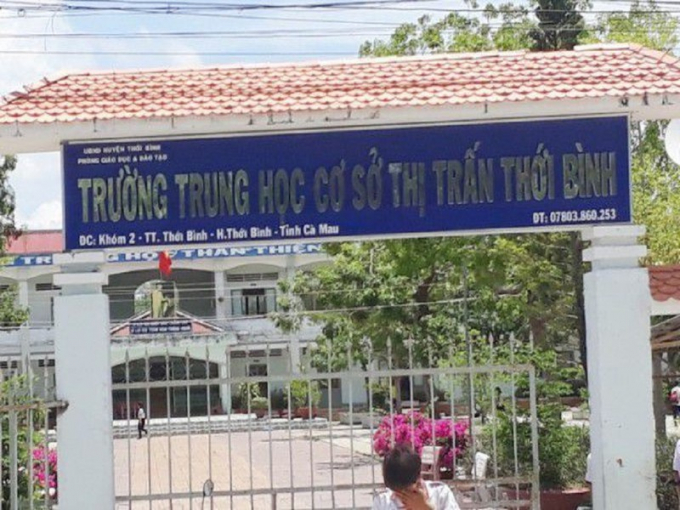 Sự việc ngất xỉu dây chuyền vừa xảy ra sáng nay tại trường này. Ảnh: Internet