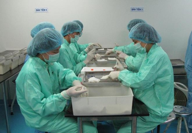 Các nhà khoa học của Việt Nam đang gấp rút hoàn thành vaccine COVID-19. (Ảnh: VABIOTECH)