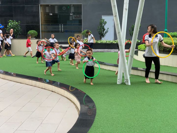 Học sinh Trường Kid’s Club. Ảnh: Facebook nhà trường