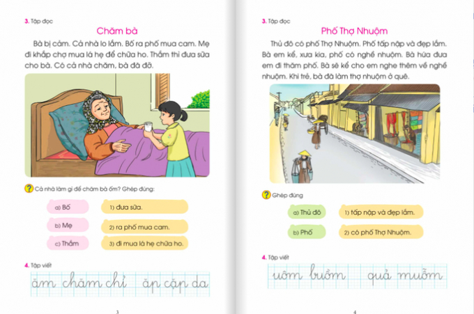 Những bài đọc mới được thay thế trong SGK tiếng Việt lớp 1- bộ Cánh Diều