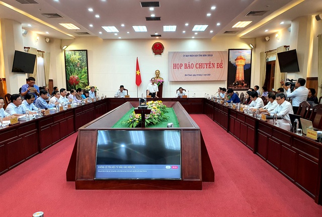Tỉnh Bình Thuận họp báo để thông tin rõ về 4 dự án có nhiều ý kiến trái chiều trong thời gian qua