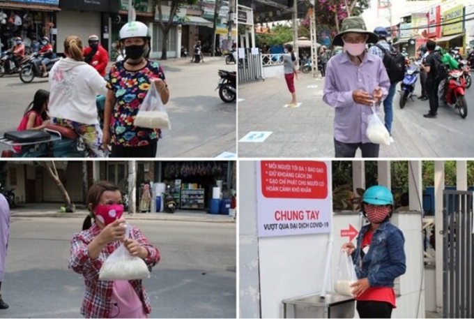 Niềm vui mà những chiếc máy ATM gạo thông minh đem lại trong bối cảnh dịch bệnh.