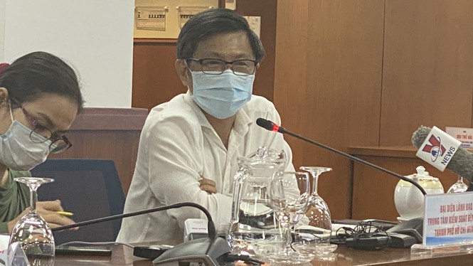 Ông Nguyễn Trí Dũng, GĐ Trung tâm Kiểm soát bệnh tật TPHCM. Ảnh Văn Minh