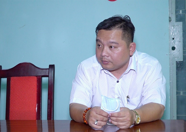 Lý Quang Thái tại cơ quan công an. Ảnh: TTXVN