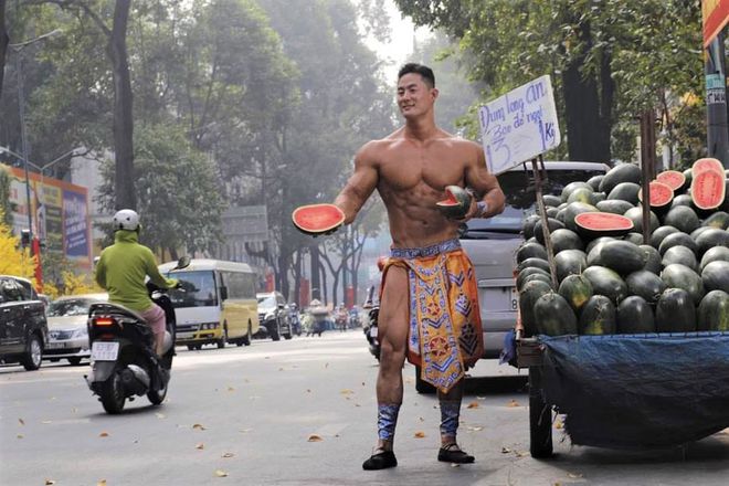 Anh chàng người Hàn Quốc này cho biết mình rất thích sự tích về Mai An Tiêm ẢNH: FACEBOOK