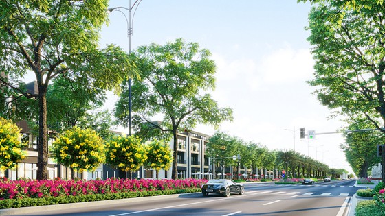 Đại lộ “huyết mạch” Goldsilk Boulevard dài 2km kết nối toàn khu đô thị Gem Sky World Long Thành sẽ chính thức khánh thành trong Quý 1-2021