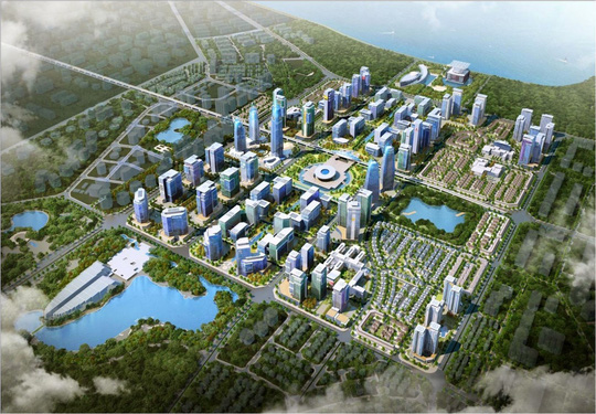 Tây Hồ Tây (Hà Nội) do Daewoo E&C đầu tư phát triển được đánh giá là điểm sáng trong quy hoạch không gian đô thị.