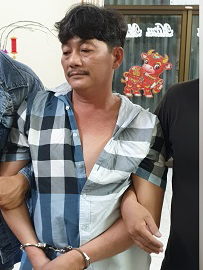 Xuân bị bắt giữ.