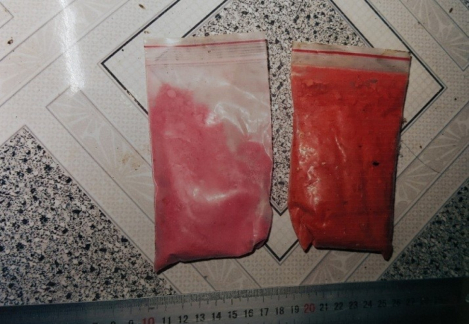 Tang vật vụ án.
