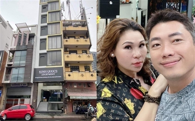 Bị can Lâm Thị Thu Trà và diễn viên Kinh Quốc