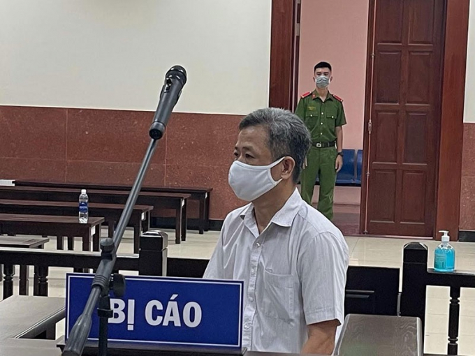 Bị cáo Nguyễn Hồng Khanh tại tòa