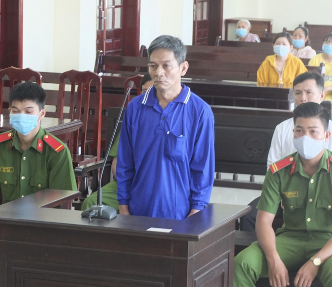 Bị cáo Võ Văn Sơn tại phiên tòa sáng 26.5ẢNH: TRẦN NGỌC