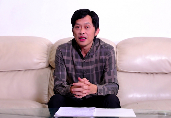 NSƯT Hoài Linh thực hiện clip nói về số tiền từ thiện vào ngày 21-5.Ảnh: Cắt từ clip nhân vật cung cấp
