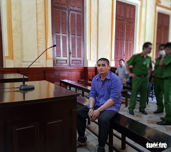 Bị cáo Nguyễn Hoàng Nam tại phiên tòa sơ thẩm - Ảnh: TUYẾT MAI