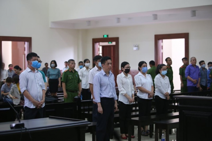 Bảy bị cáo trong vụ án VN Pharma giai đoạn 1 kháng cáo xin giảm án đều bị bác. Ảnh: H.YẾN