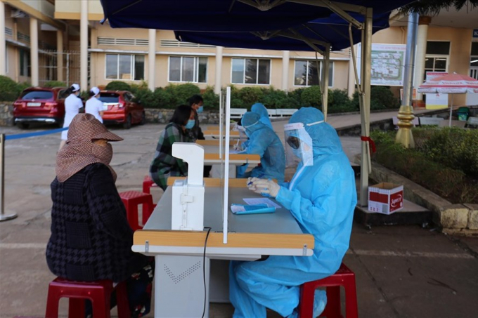 Tỉnh Gia Lai đang huy động lực lượng kiểm soát dịch COVID-19 trên địa bàn. Ảnh: T.T