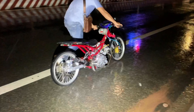 Xe “cọp” bị bắt. Ảnh: Phạm Duy