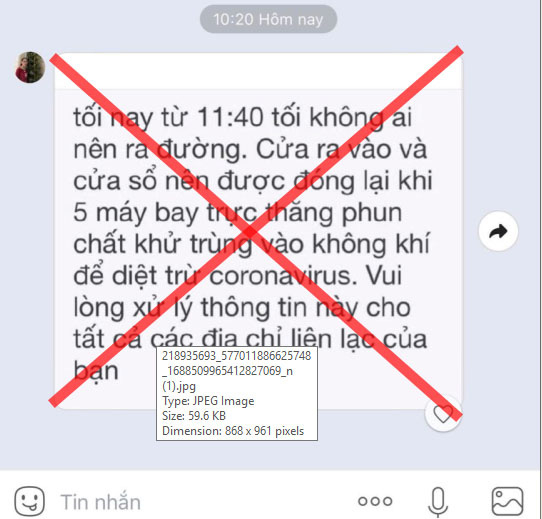 Tin đồn thất thiệt đang lan truyền trên mạng gây hoang mang cho người dân TP.HCM - Ảnh: A.N.