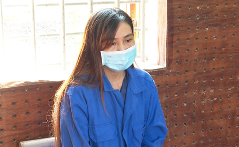 Bị can Lê Thị Dung.