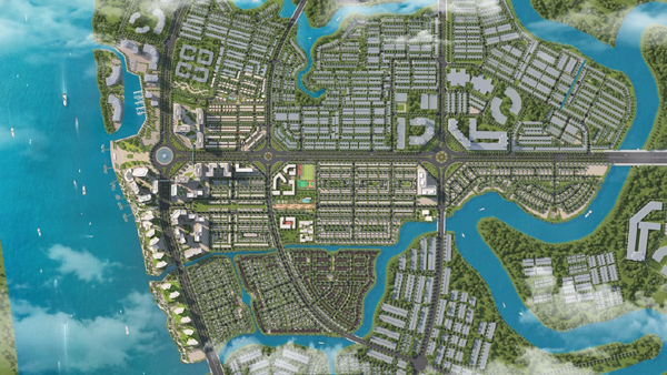 Phối cảnh dự án Izumi City tọa lạc tại vị trí sở hữu khả năng kết nối ưu việt
