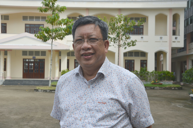 Ông Lê Thanh Tùng, Phó Cục trưởng Cục Trồng trọt khuyến nghị giảm 50% lượng phân bón vụ đông xuân tới. Ảnh: Minh Đảm.