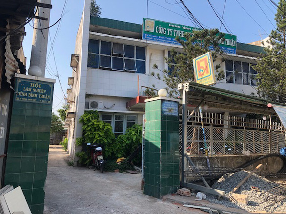 Trụ sở Công ty TNHH MTV Lâm nghiệp Bình Thuận - Ảnh: MAI THỨC