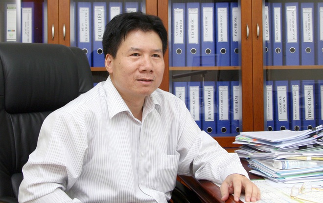 Ông Trương Quốc Cường thời kỳ còn làm Cục trưởng Cục Quản lý dược (Ảnh: N.Thắng).