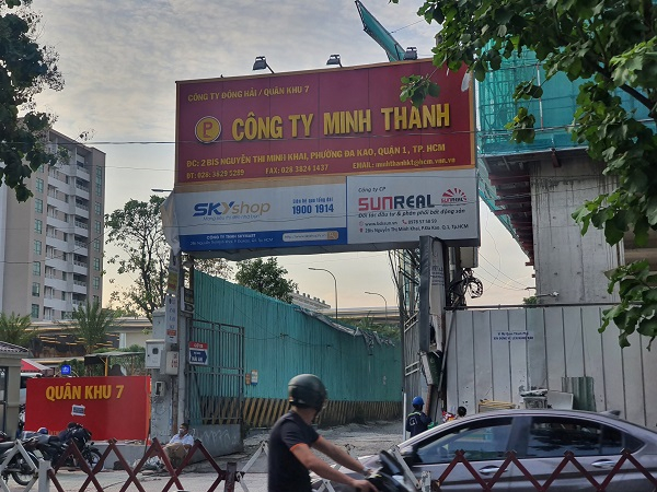 Khu đất mà Công ty TNHH Sky Mart đang thuê của Công ty Nam Phong