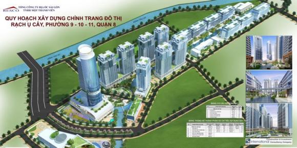 Quy hoạch xây dựng Rạch Ụ Cây, Phường 9, 10, 11, Quận 8 (TPHCM)