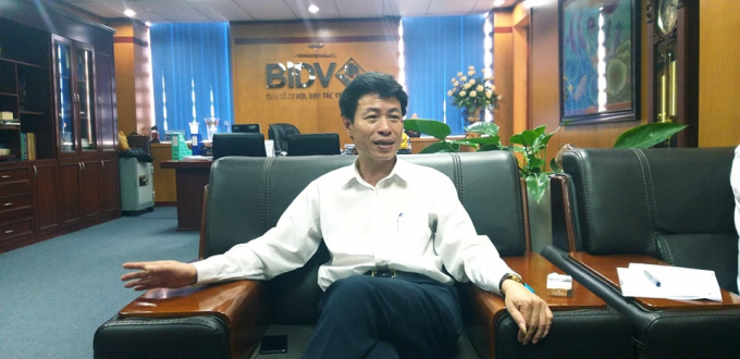 Ông Lê Ngọc Vân, Giám đốc BIDV Thanh Hóa.