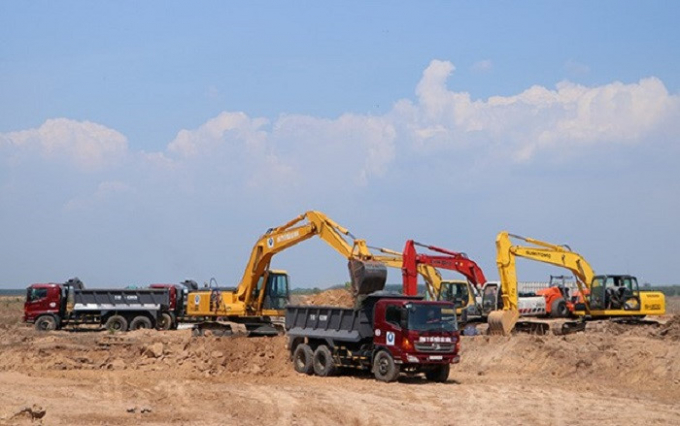 Thi công xây dựng Khu tái định cư Lộc An - Bình Sơn phục vụ cho việc khởi công “siêu” dự án Sân bay Long Thành.