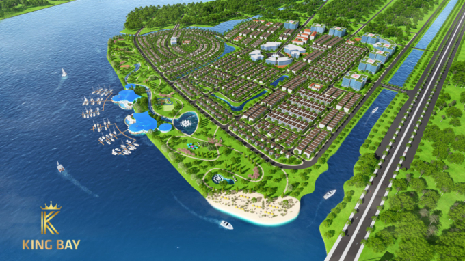 Phối cảnh dự án King Bay tại Nhơn Trạch, Đồng Nai.