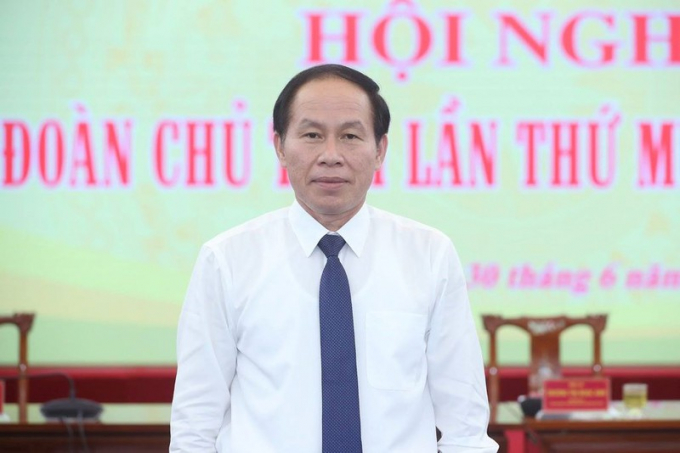 Ông Lê Tiến Châu, nguyên Bí thư tỉnh ủy Hậu Giang được Bộ Chính trị giới thiệu làm Phó Chủ tịch - Tổng thư ký Ủy ban Trung ương MTTQ Việt Nam. Ảnh CTV