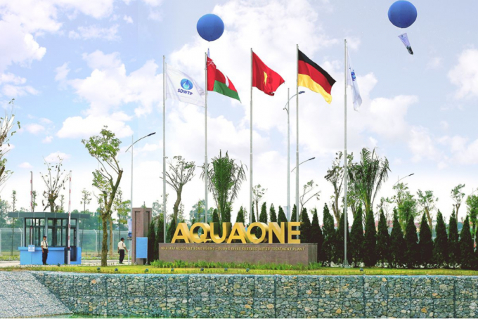 Công ty Aqua One là chủ đầu tư dự án Nhà máy nước mặt Sông Đuống và một số dự án lớn cung cấp nước sạch khác. Ảnh minh hoạ: DNCC.