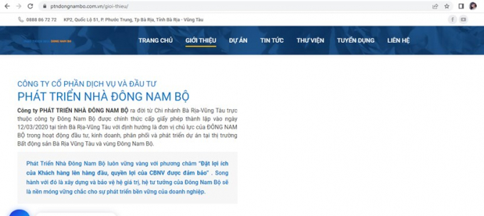 Công ty Cổ phần Dịch vụ và Đầu tư Đất Xanh Đông Nam Bộ đã được đổi tên thành Công ty Cổ phần Dịch vụ và Đầu tư Đông Nam Bộ