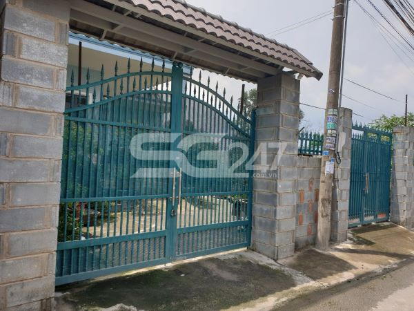 Mặt tiền căn nhà của ông Lê Công M trên thửa 78 tờ 18, tại Hẻm 74, Tổ 17, Khu phố 4, phường Trảng Dài