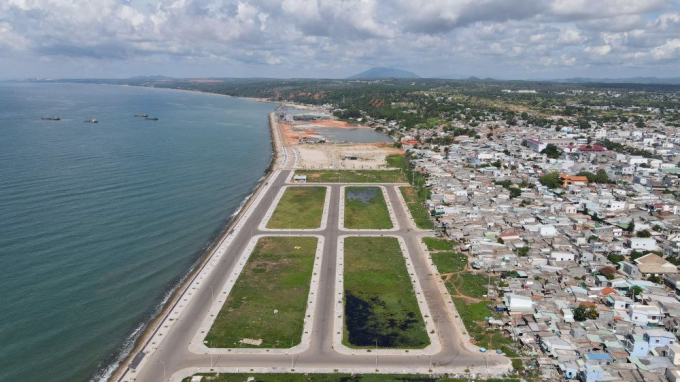 Hình ảnh dự án lấn biển (Hamubay Phan Thiết) được đăng tải trong bài viết