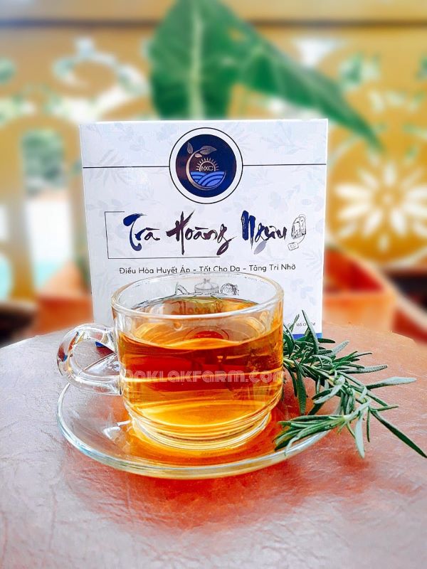 Sản phẩm Trà Hoàng Ngưu do Hợp tác xã sản xuất và dịch vụ nông nghiệp hữu cơ Đăk Lăk sản xuất (hình ảnh từ https://www.facebook.com/nongnghiepnhuuco)