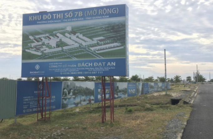Nhiều dự án tại khu đô thị mới Điện Nam - Điện Ngọc của Bách Đạt An có sai phạm.