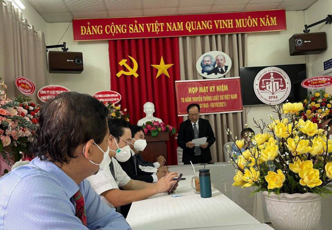 Lễ Kỷ niệm 76 năm ngày truyền thống Luật sư Việt Nam (10/10/1945 - 10/10/2021) của Đoàn Luật sư Đồng Nai.