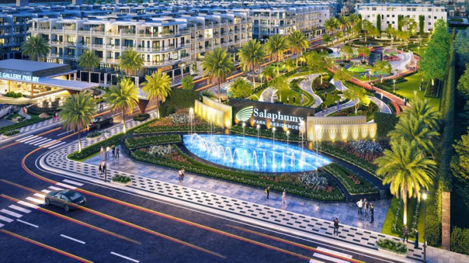 Mặt tiền đặc biệt của dự án Sala Phú Mỹ Park Residences