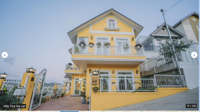 Căn villa Tico Travel được giới thiệu trên Hotels.com CHỤP MÀN HÌNH