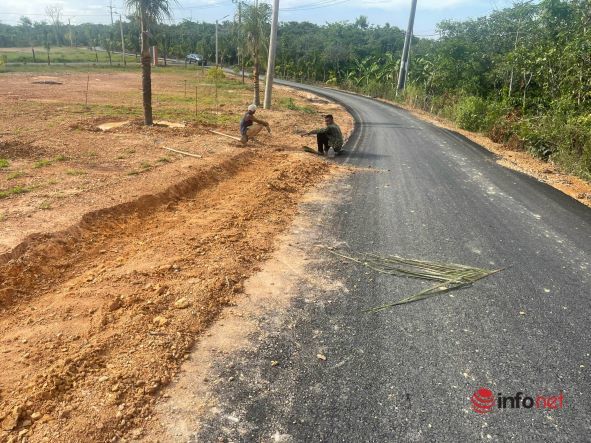 Đường dẫn vào khu ''nghỉ dưỡng'' của ông Phạm Hà.